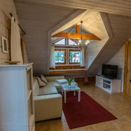 Ferienwohnung Im Blockhaus Rosenkranz Rathmannsdorf Eksteriør bilde