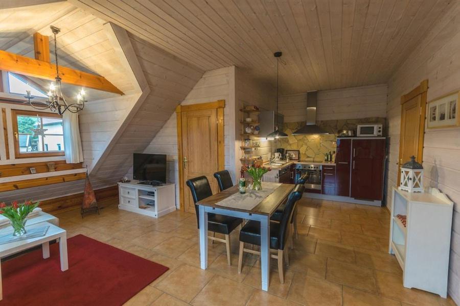 Ferienwohnung Im Blockhaus Rosenkranz Rathmannsdorf Eksteriør bilde