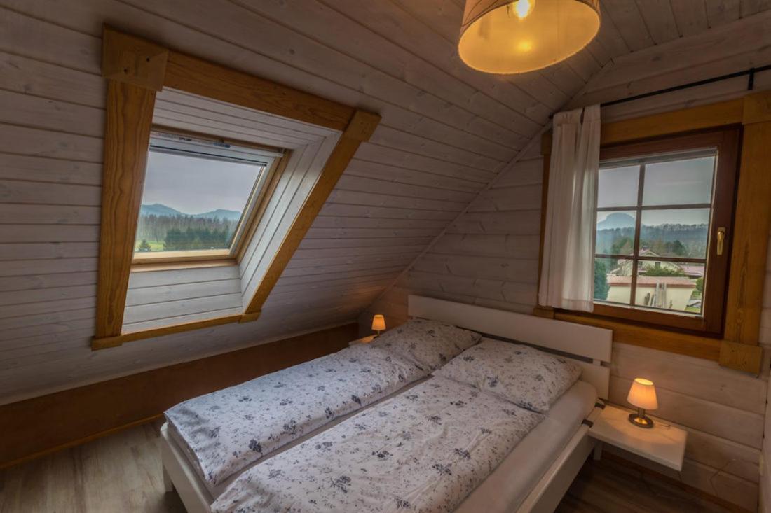 Ferienwohnung Im Blockhaus Rosenkranz Rathmannsdorf Eksteriør bilde