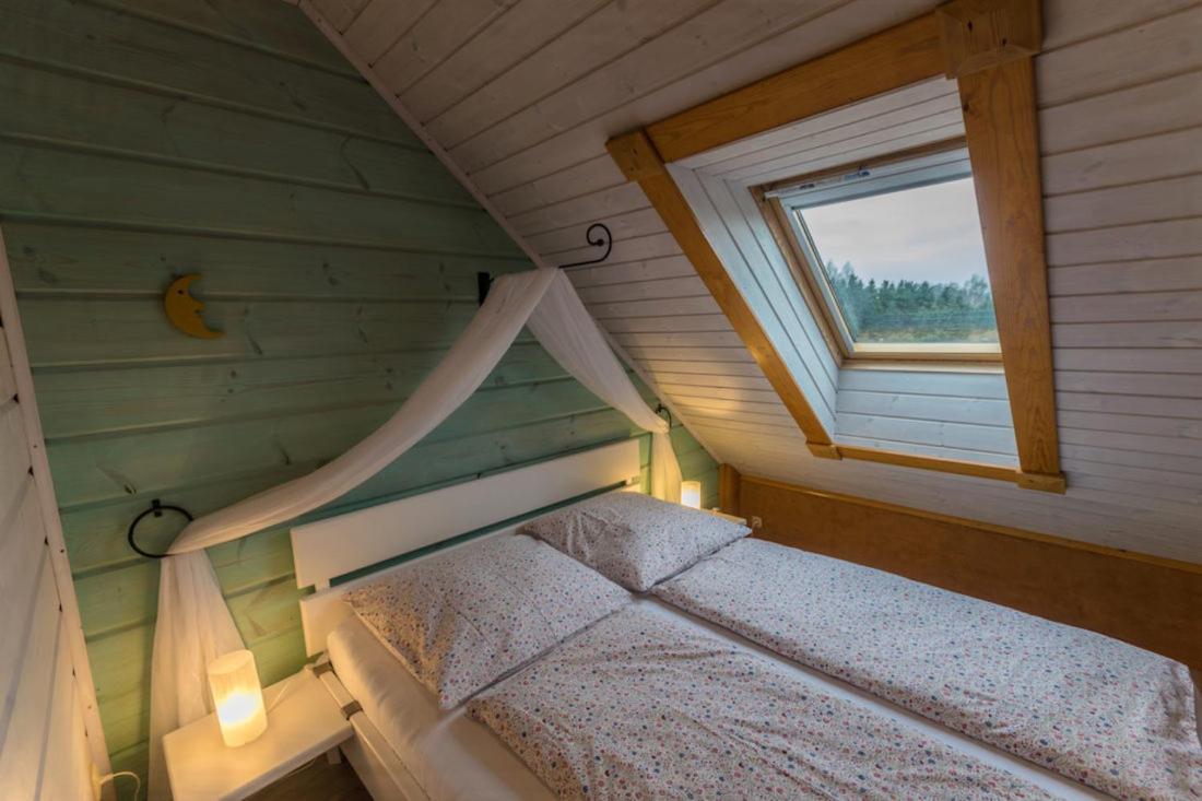 Ferienwohnung Im Blockhaus Rosenkranz Rathmannsdorf Eksteriør bilde